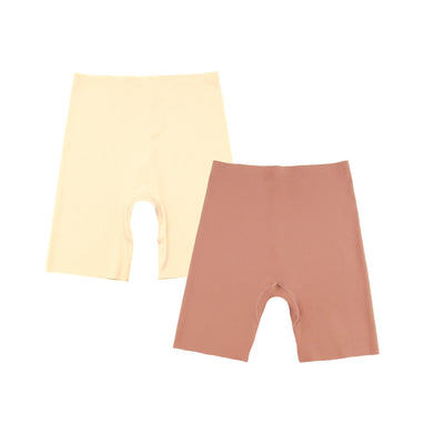 2 PACK SHORT BIKERS A MEDIO MUSLO NEGRO CAFÉ