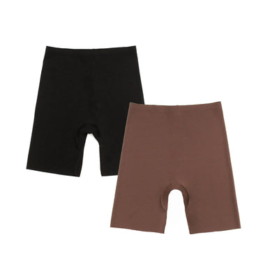 2 PACK SHORT BIKERS A MEDIO MUSLO NEGRO CAFÉ