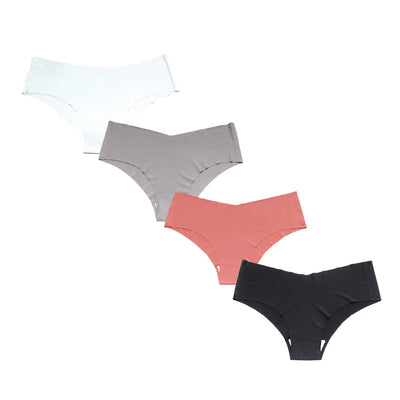 4 PACK PANTIS HIPSTERS SEMISACADOS